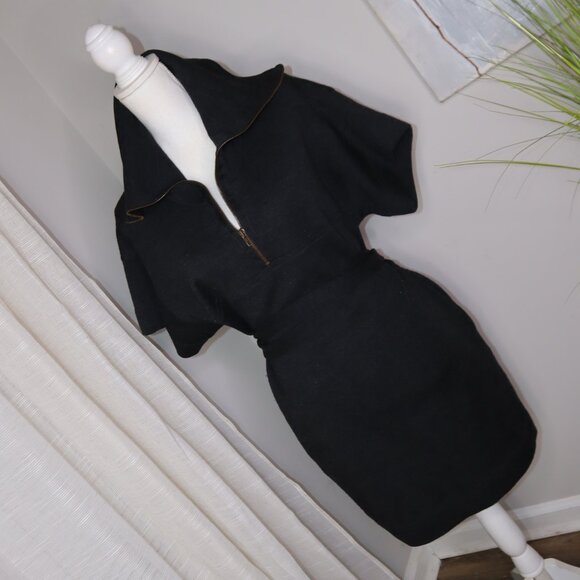 Clearance Sale |  STELLA MCCARTNEY Turtleneck Mini Dress Size: M | Gray - Picture 5 of 13